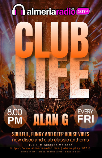 Join Alan Gee for Club Life every Friday 8pm