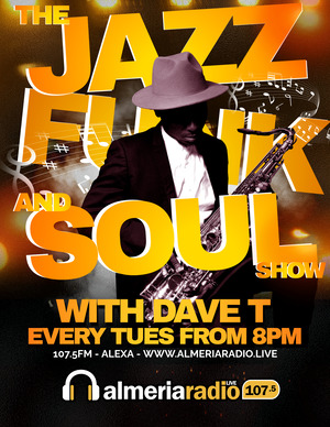 Join Dave T for The Jazz Funk and Soul Show every Tuesday at 8pm